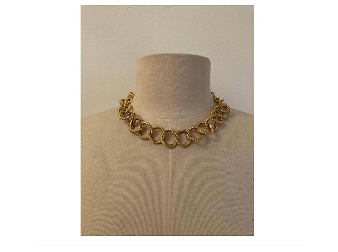 Splendida collezione CHANEL 26 CIRCA 1990 collana girocollo in corda d'oro - vista 4