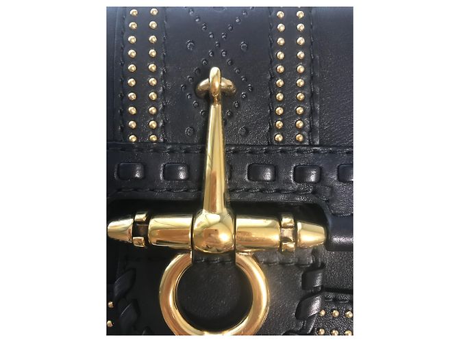 Pochette Gucci Nera in Pelle di Vitello Anilina Nero - vista 6