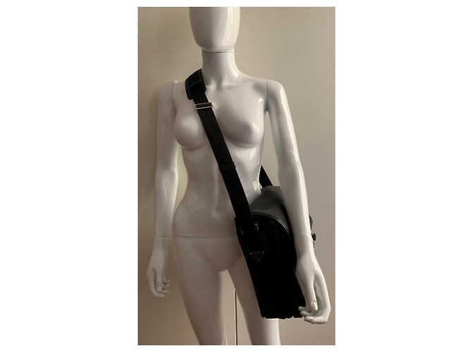 Prada Borsa messanger in nylon - vista 10