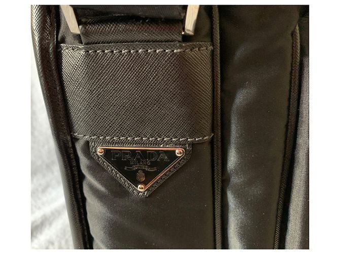 Prada Borsa messanger in nylon - vista 4