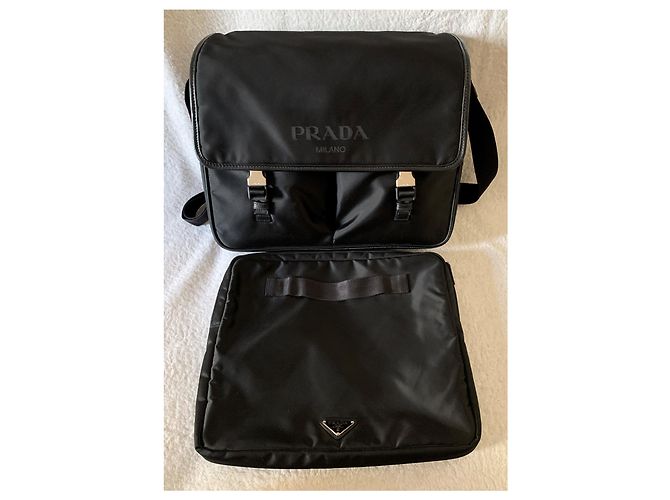 Prada Borsa messanger in nylon - vista 7