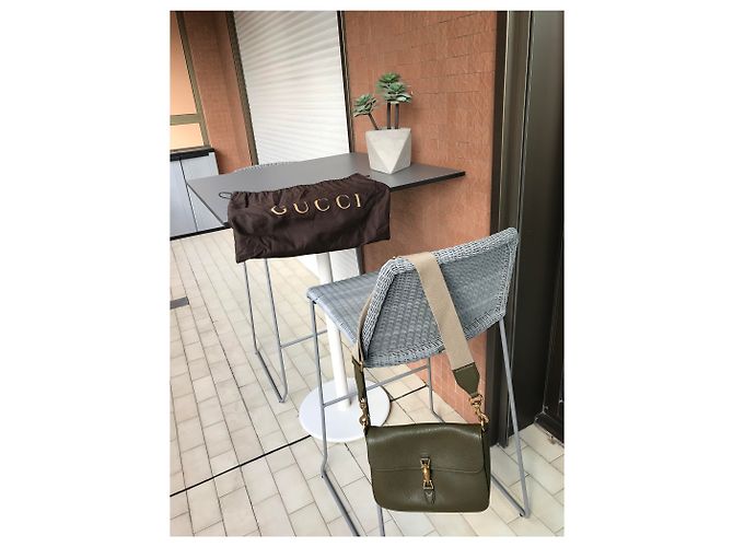 Sac Gucci Jackie verde militar - vista 2