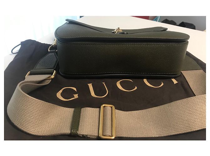 Sac Gucci Jackie verde militar - vista 4