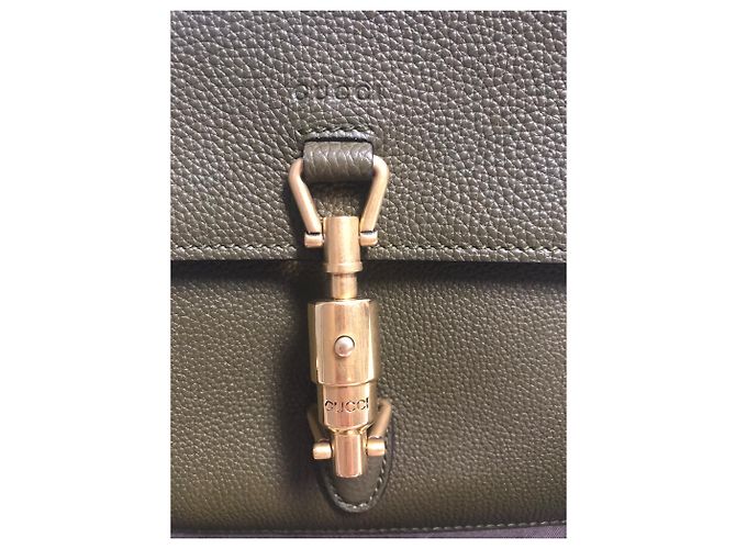 Sac Gucci Jackie verde militar - vista 6
