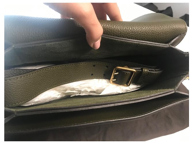 Sac Gucci Jackie verde militar - vista 8