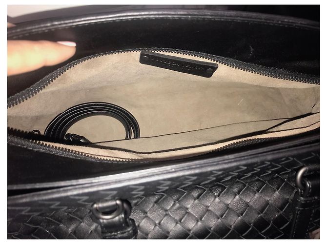 Borsa a mano Bottega Veneta in pelle nera Nero - vista 5