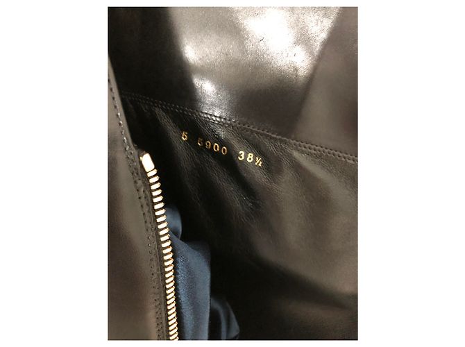 Sergio Rossi Lederreitstiefel Schwarz - Ansicht 8