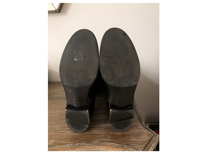 Sergio Rossi Lederreitstiefel Schwarz - Ansicht 9