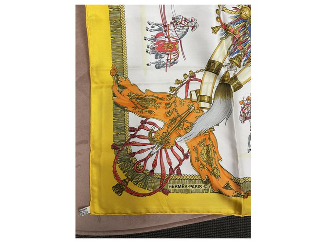 Hermès Caparons de Francia e India Multicolor Amarillo - vista 11