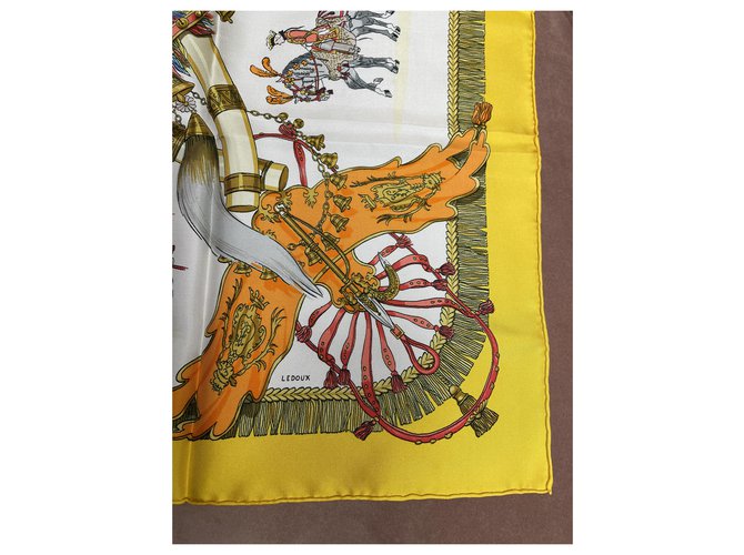 Hermès Caparons de Francia e India Multicolor Amarillo - vista 12