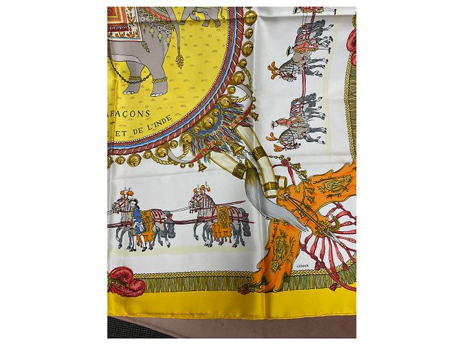 Hermès Caparons de Francia e India Multicolor Amarillo - vista 2