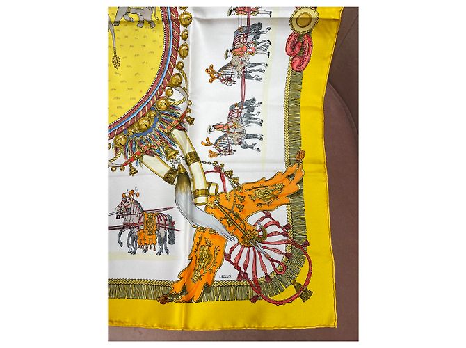 Hermès Caparons de Francia e India Multicolor Amarillo - vista 3