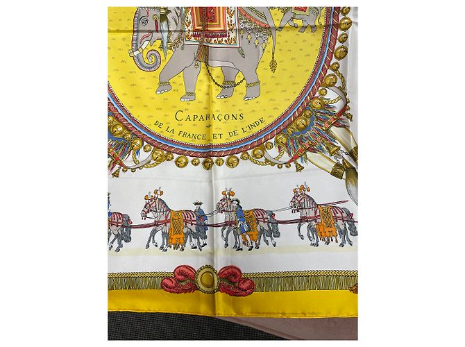 Hermès Caparons de Francia e India Multicolor Amarillo - vista 4