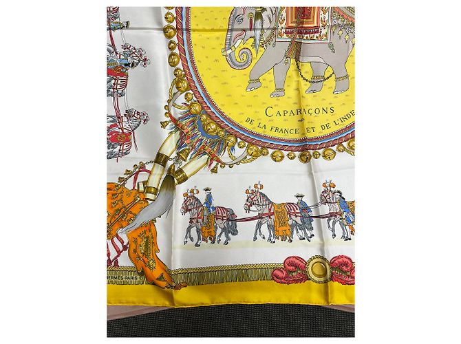 Hermès Caparons de Francia e India Multicolor Amarillo - vista 5