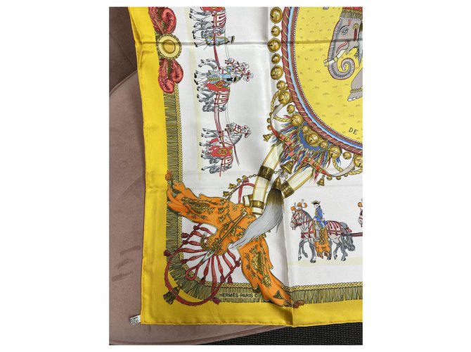 Hermès Caparons de Francia e India Multicolor Amarillo - vista 6