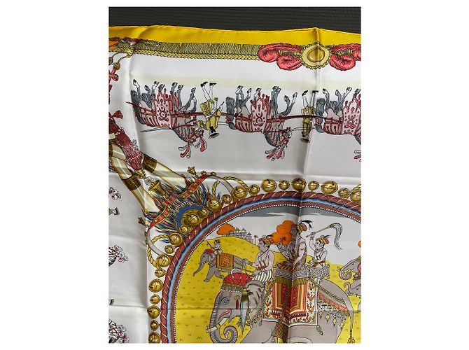 Hermès Caparons de Francia e India Multicolor Amarillo - vista 7