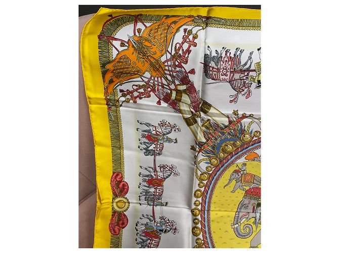 Hermès Caparons de Francia e India Multicolor Amarillo - vista 8