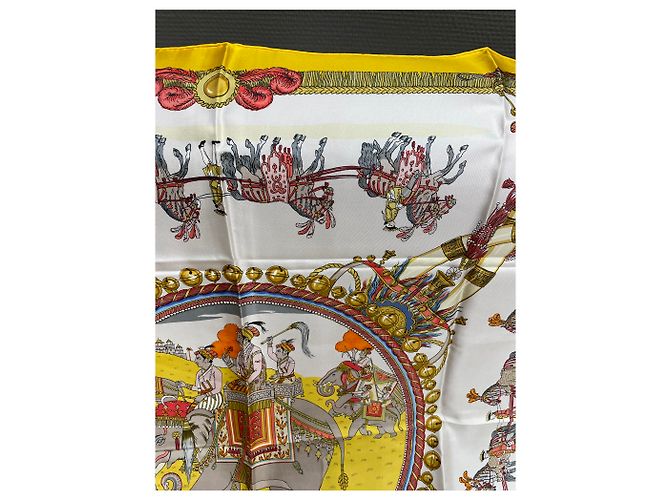 Hermès Caparons de Francia e India Multicolor Amarillo - vista 9