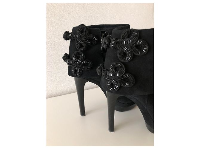 Rachel Zoe Ava KidSuede Nero - vista 10