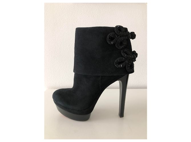 Rachel Zoe Ava KidSuede Nero - vista 2