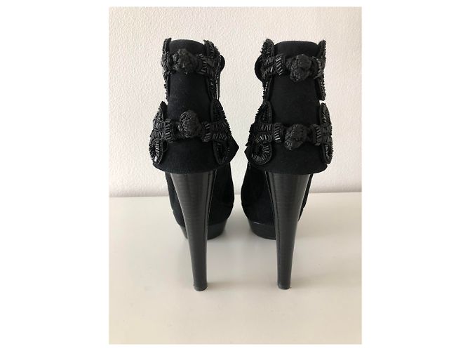 Rachel Zoe Ava KidSuede Nero - vista 3