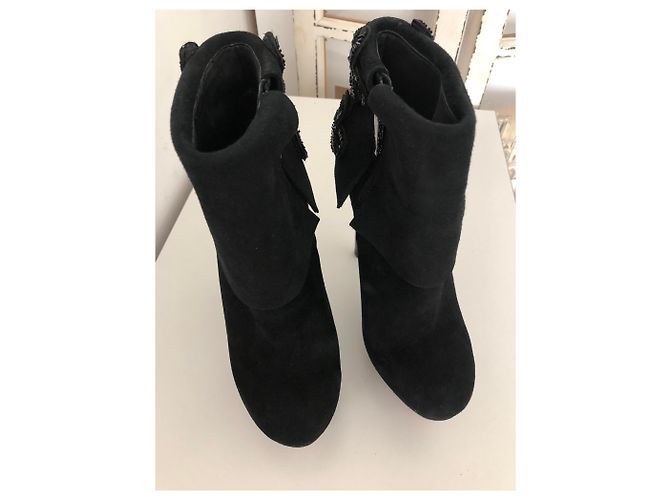 Rachel Zoe Ava KidSuede Nero - vista 4