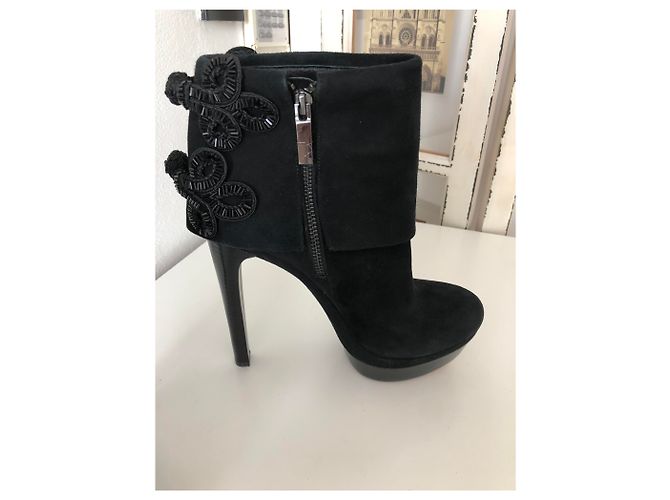 Rachel Zoe Ava KidSuede Nero - vista 5