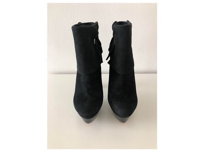 Rachel Zoe Ava KidSuede Nero - vista 9