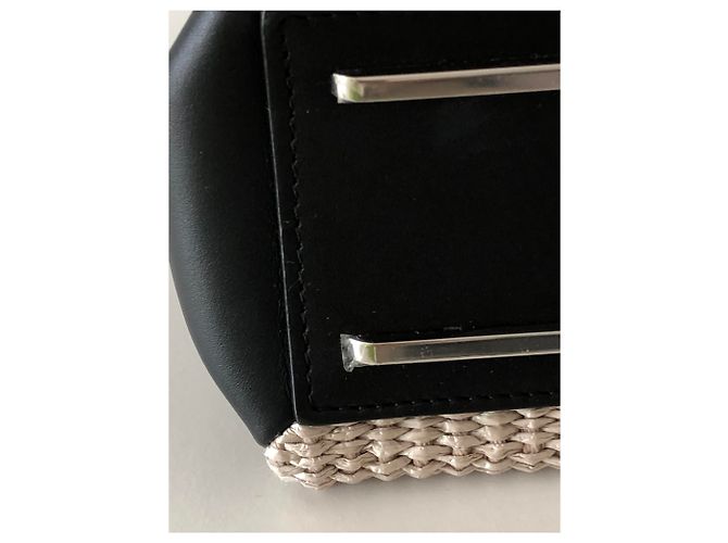 Borsa Balenciaga Le Dix in pelle Nero Beige - vista 10