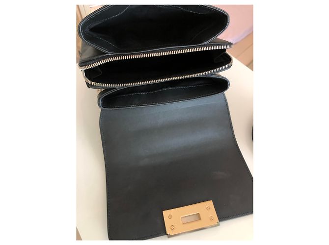 Borsa Balenciaga Le Dix in pelle Nero Beige - vista 6
