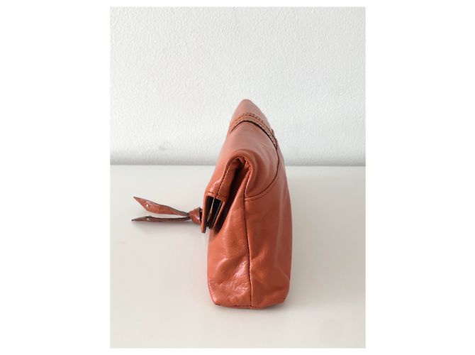 Bamboo Gucci Pochette in pelle di bambù Arancione - vista 12