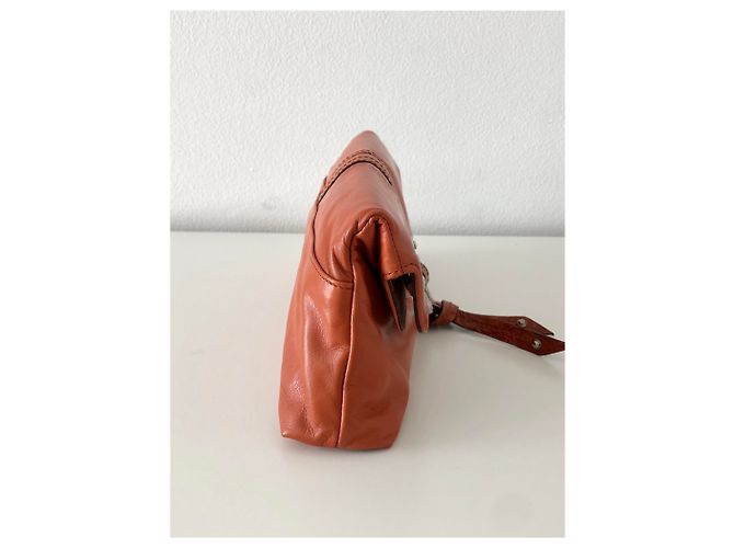 Bamboo Gucci Pochette in pelle di bambù Arancione - vista 9