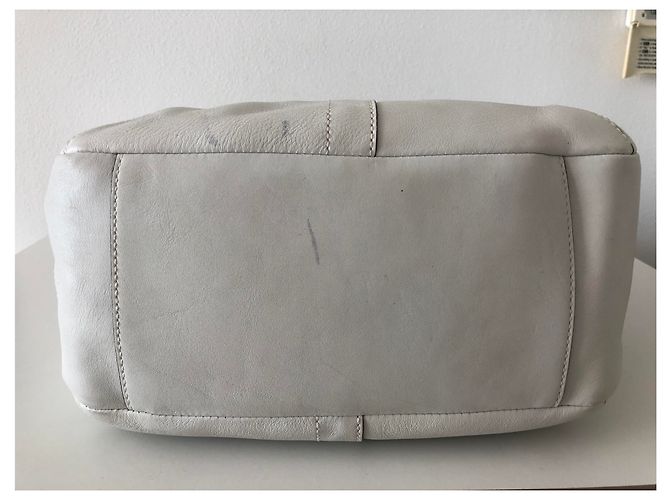 Borsa a tracolla Coach in pelle bianca Bianco - vista 3
