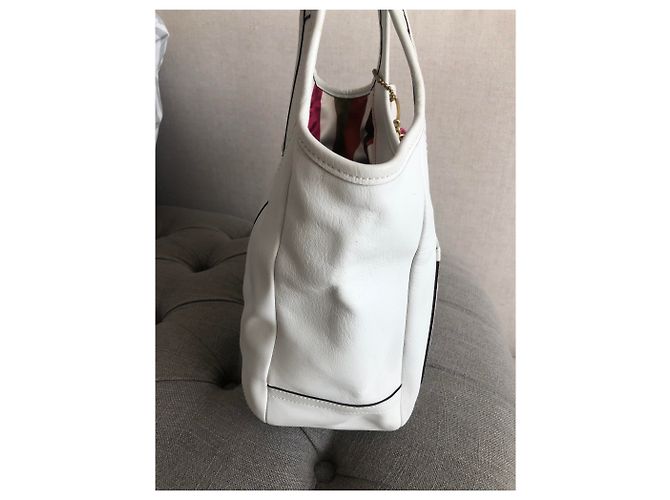 Borsa a tracolla Coach in pelle bianca Bianco - vista 6