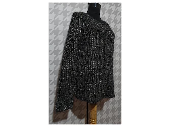 Filippa K Pullover Grau Mohair und Wolle - Ansicht 2
