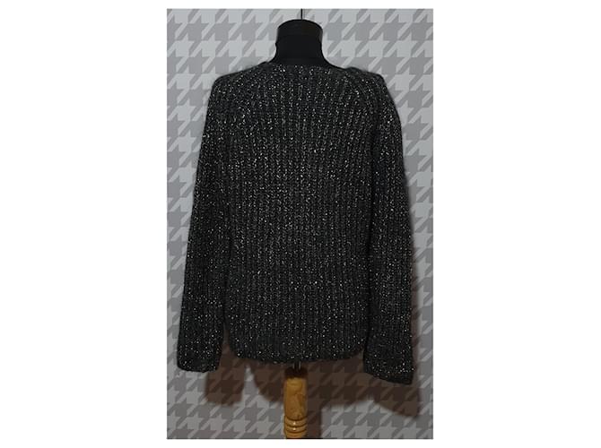 Filippa K Pullover Grau Mohair und Wolle - Ansicht 3