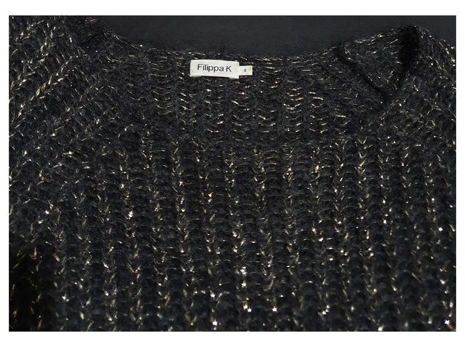 Filippa K Pullover Grau Mohair und Wolle - Ansicht 4