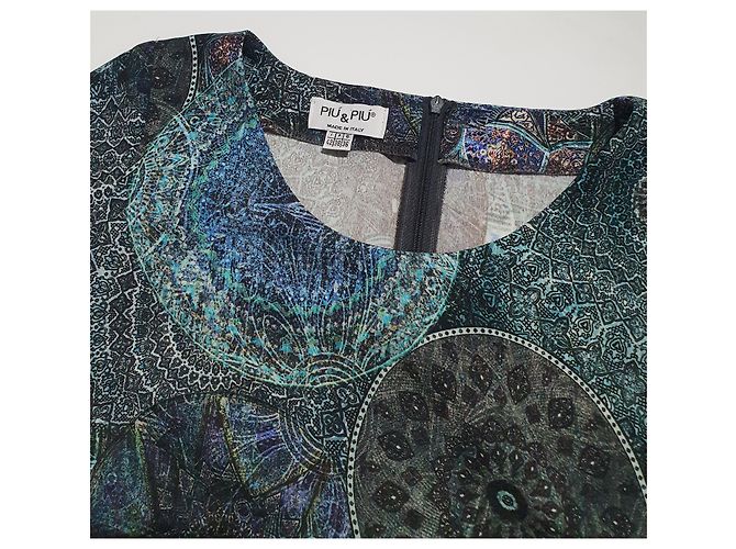 Autre Marque Piu & Piu Kleid Mehrfarbig Polyester Größe 36 Mehrfarben - Ansicht 4