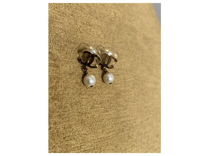 Chanel Aretes Dorado - vista 2
