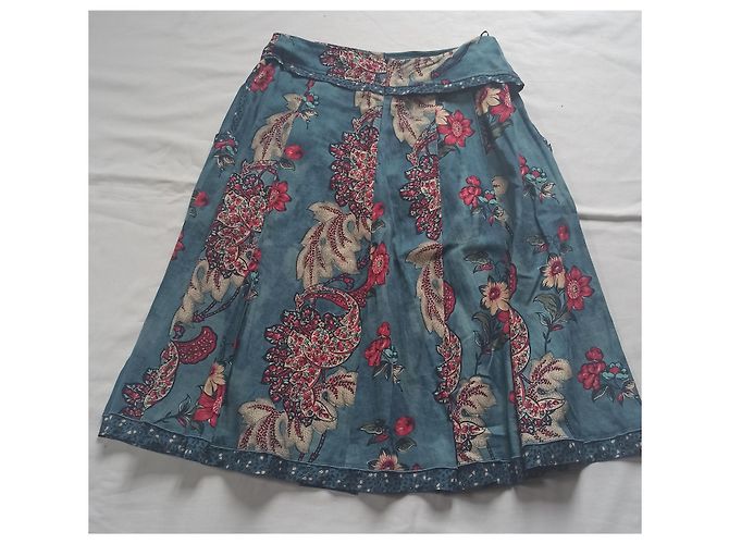 Saia Kenzo de algodão estampado Multicor - vista 2