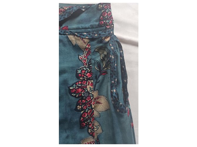 Saia Kenzo de algodão estampado Multicor - vista 5