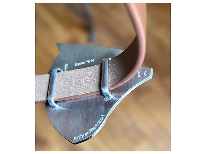 Bracciale Arthus-Bertrand Equus in argento e pelle marrone - vista 4