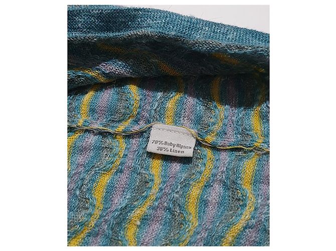 Autre Marque SOL Pullover Baby-Alpaka und Leinen mehrfarbig Größe L Mehrfarben - Ansicht 6