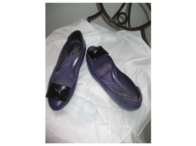 Mocassini Vic Matié in pelle viola Porpora - vista 3