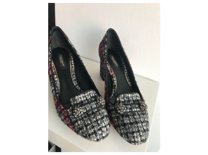 Décolleté Dolce & Gabbana lana multicolore 39 - vista 2