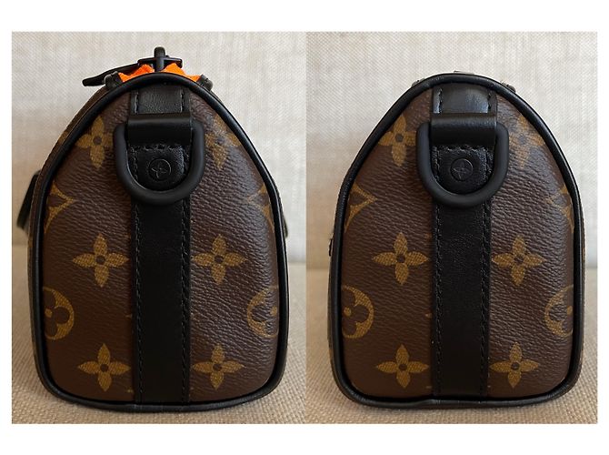Abbesses Louis Vuitton Zoom avec monogramme Keepall XS d'amis Marron - vue 4