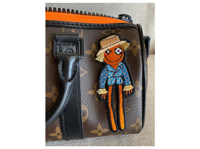 Abbesses Louis Vuitton Zoom avec monogramme Keepall XS d'amis Marron - vue 6