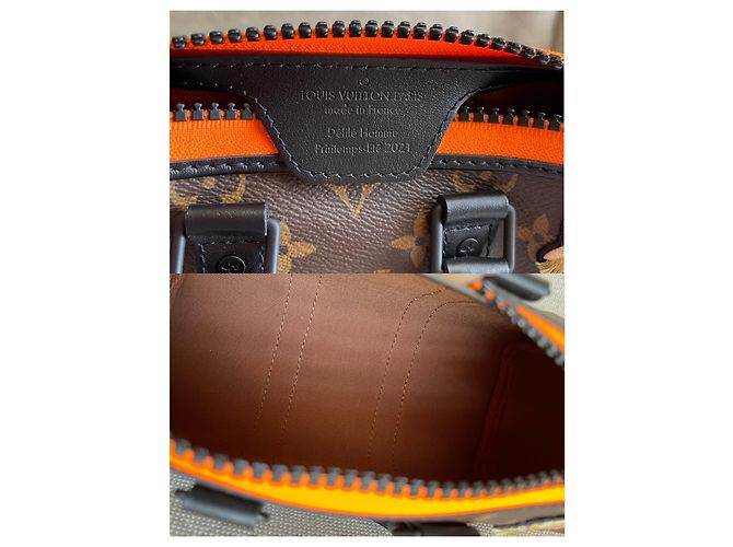 Abbesses Louis Vuitton Zoom avec monogramme Keepall XS d'amis Marron - vue 8