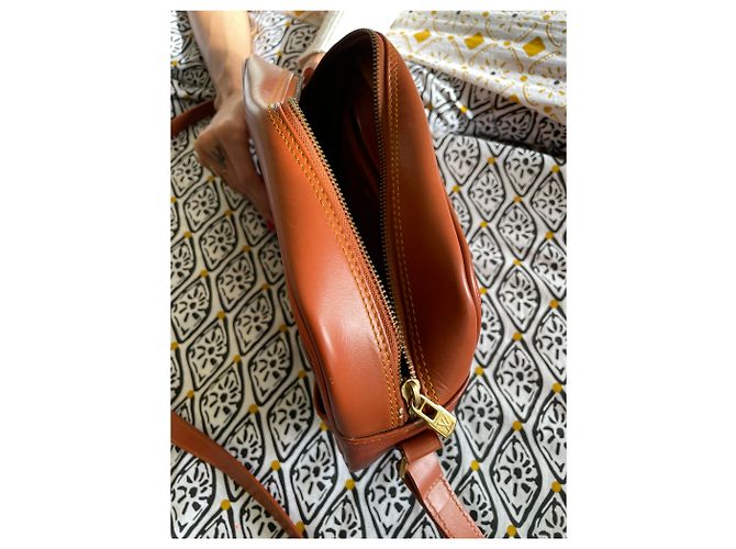 Borsa Louis Vuitton Trocadéro in pelle Epi rossa Marrone - vista 6