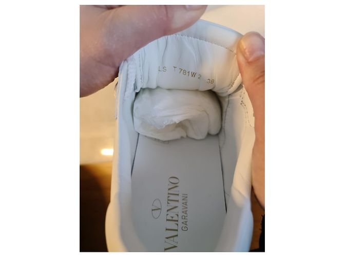 Sneaker - Valentino Garavani Argento Bianco - vista 4